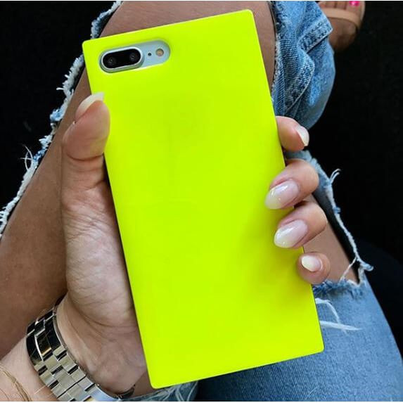 IDECOZ Mobildeksel Neon Gul iPhone XR