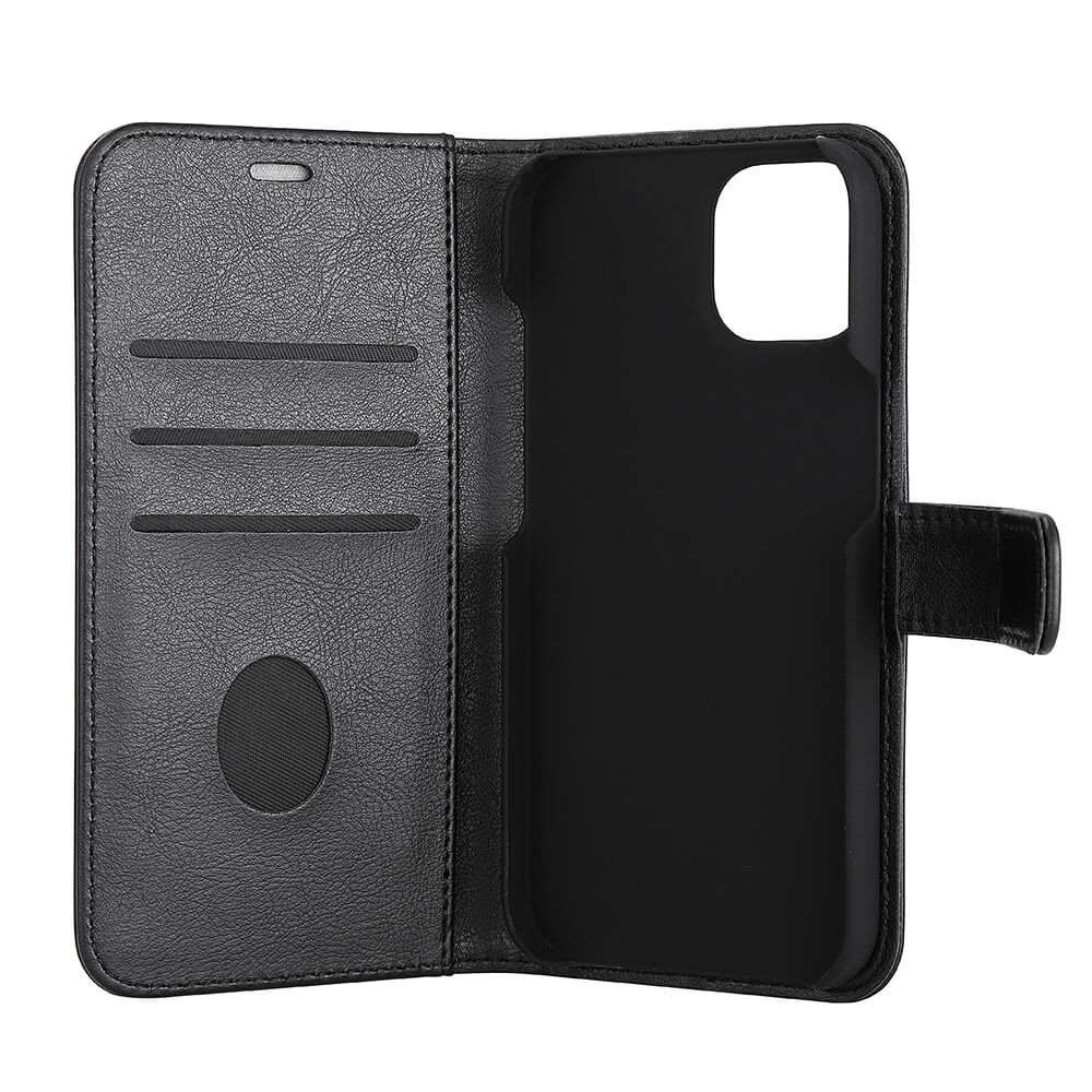 RADICOVER Flipcover 3 card Anti Radiation iPhone 13 / 14 6,1" Black PU RFID