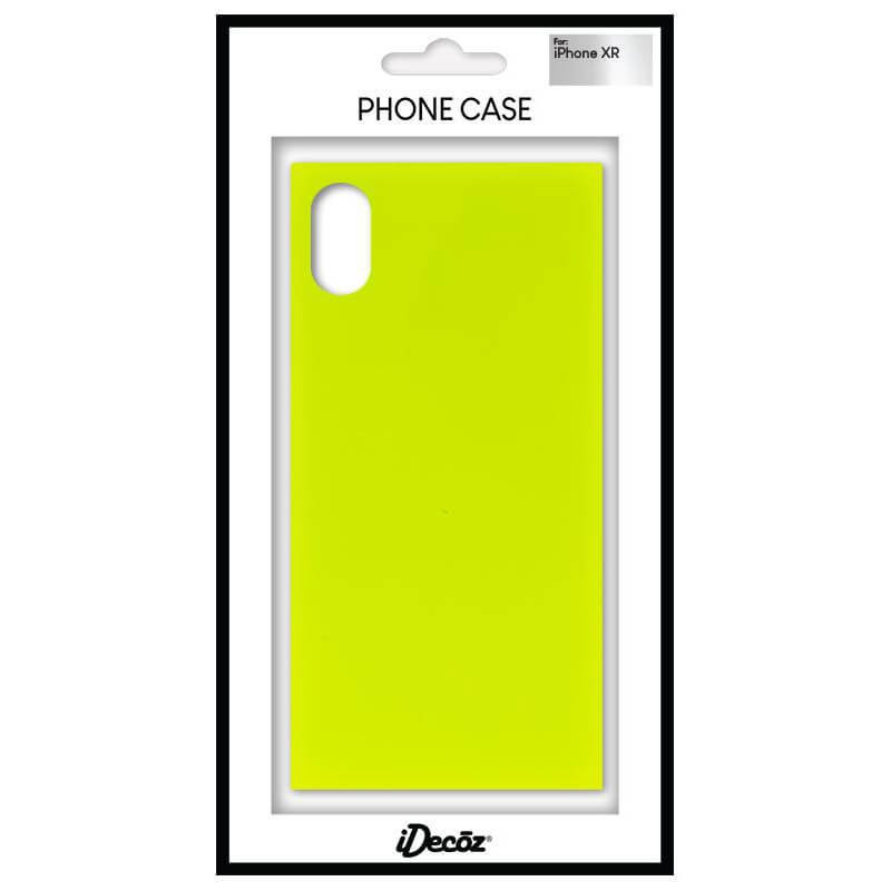 IDECOZ Mobildeksel Neon Gul iPhone XR