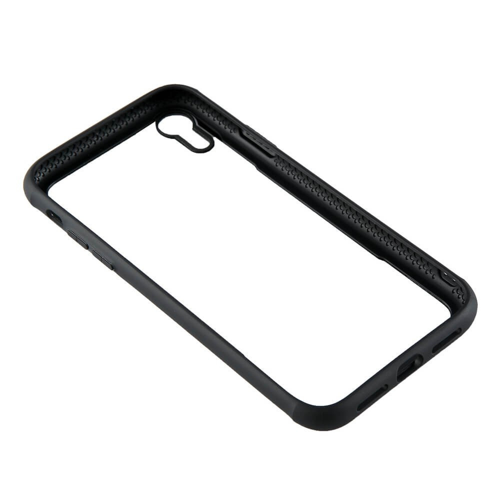 GEAR Mobildeksel med Temperert Glass Svart iPhoneXR 6,1"