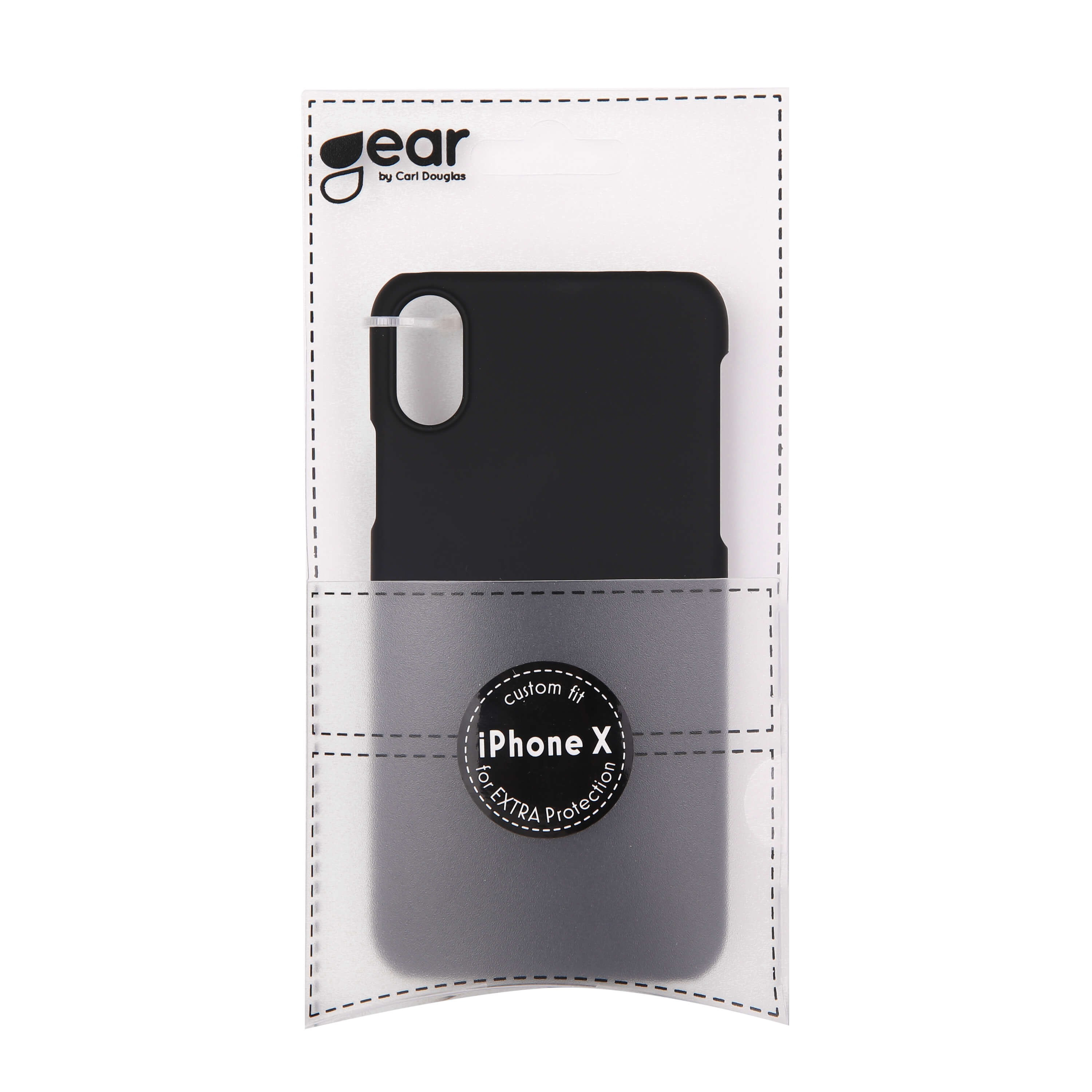 BildeGear Mobildeksel Svart iPhoneX/Xs