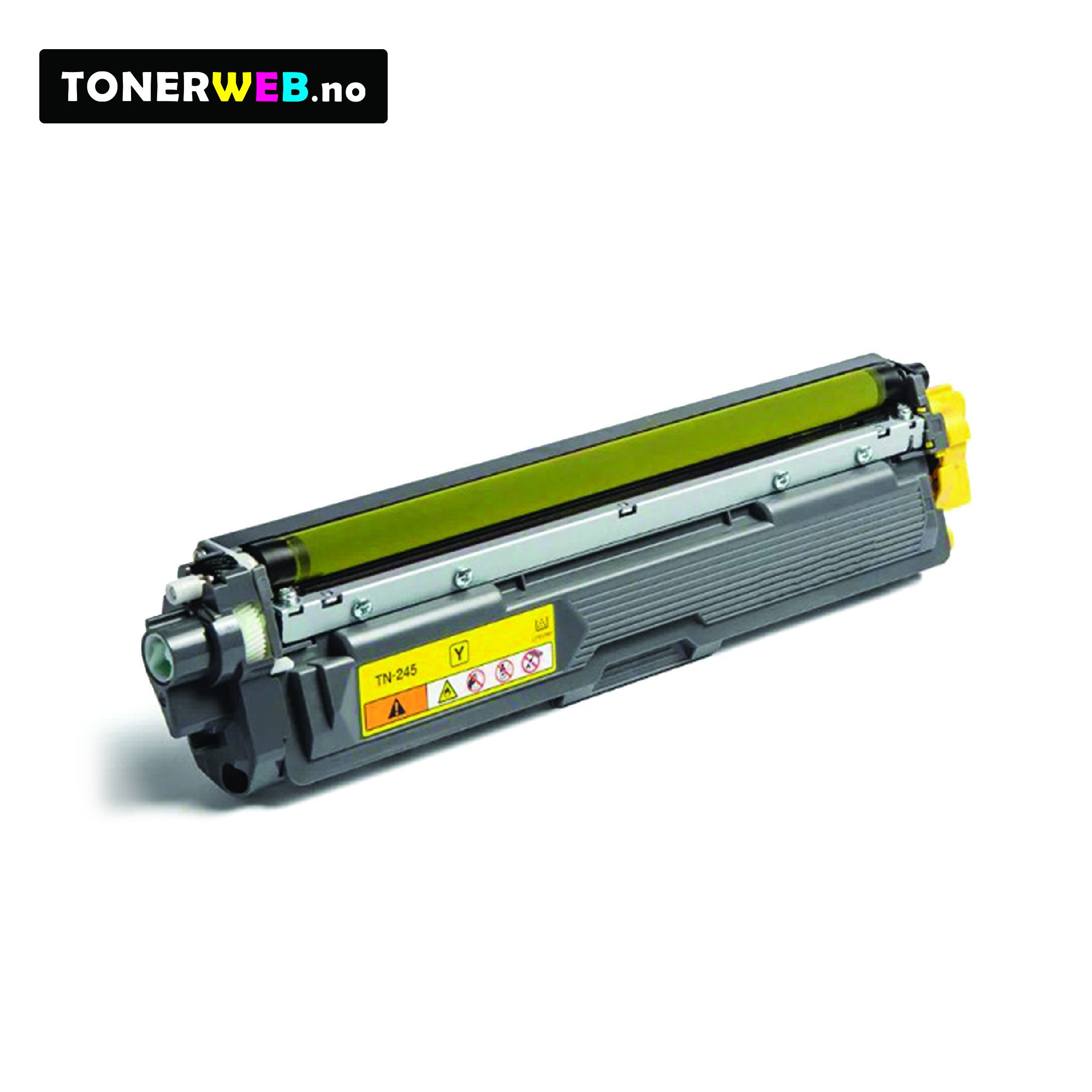 Tonerkassett, erstatter Brother TN245Y TN-245 Gul (2.200 sider)