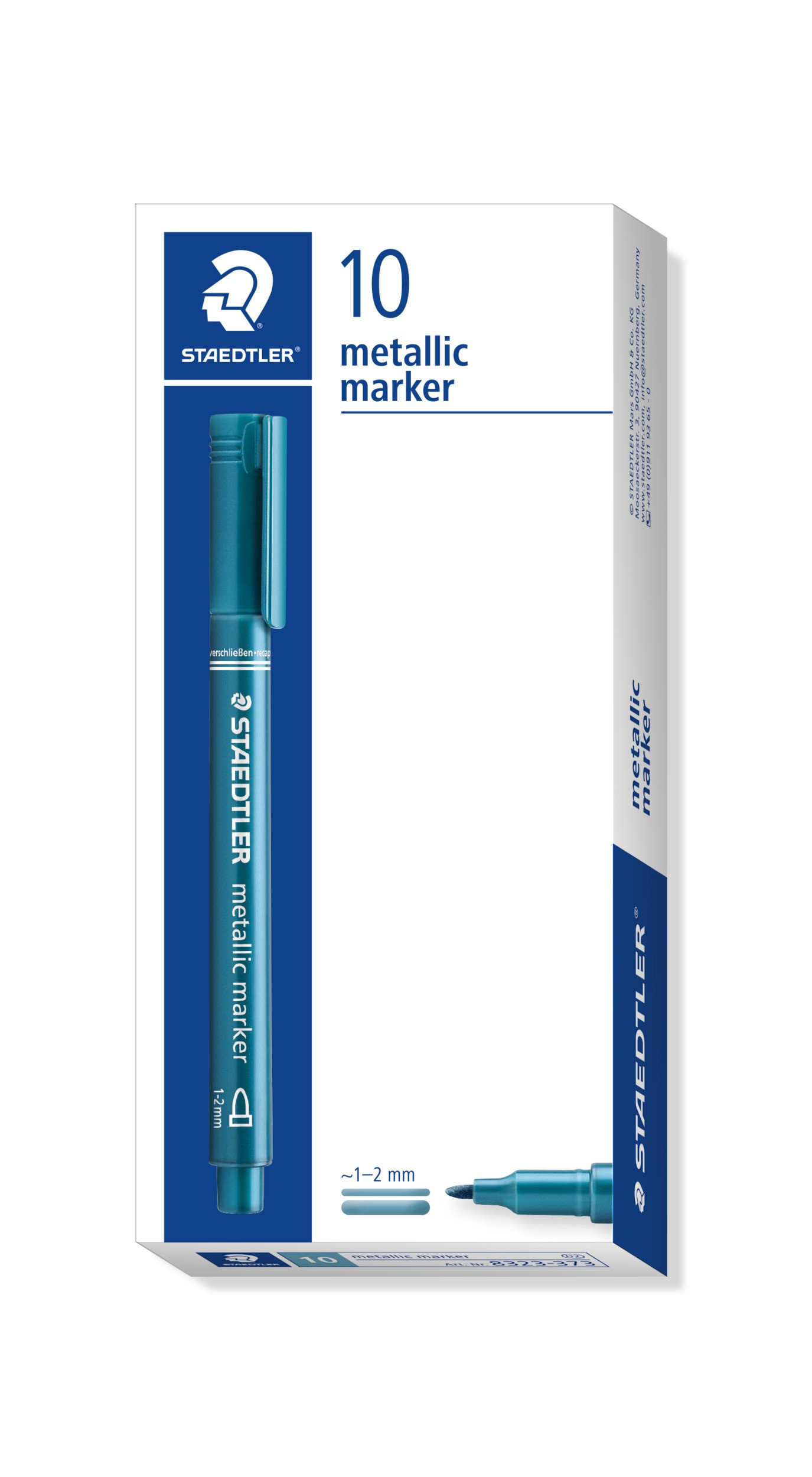 Staedtler Merkepenn Metallic 1-2mm Bl