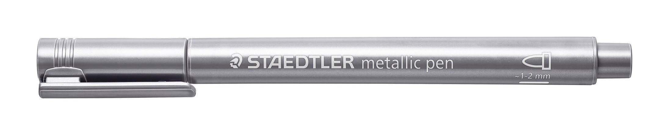 Staedtler Merkepenn Metallic 1-2mm Slv