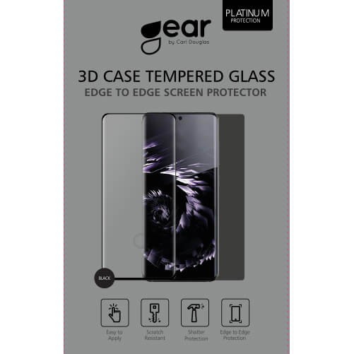 BildeGEAR Herdet Glass 3D Full Cover Black Xiaomi Note 10/Note 10 Pro/Note 10 Lite/CC9Pro