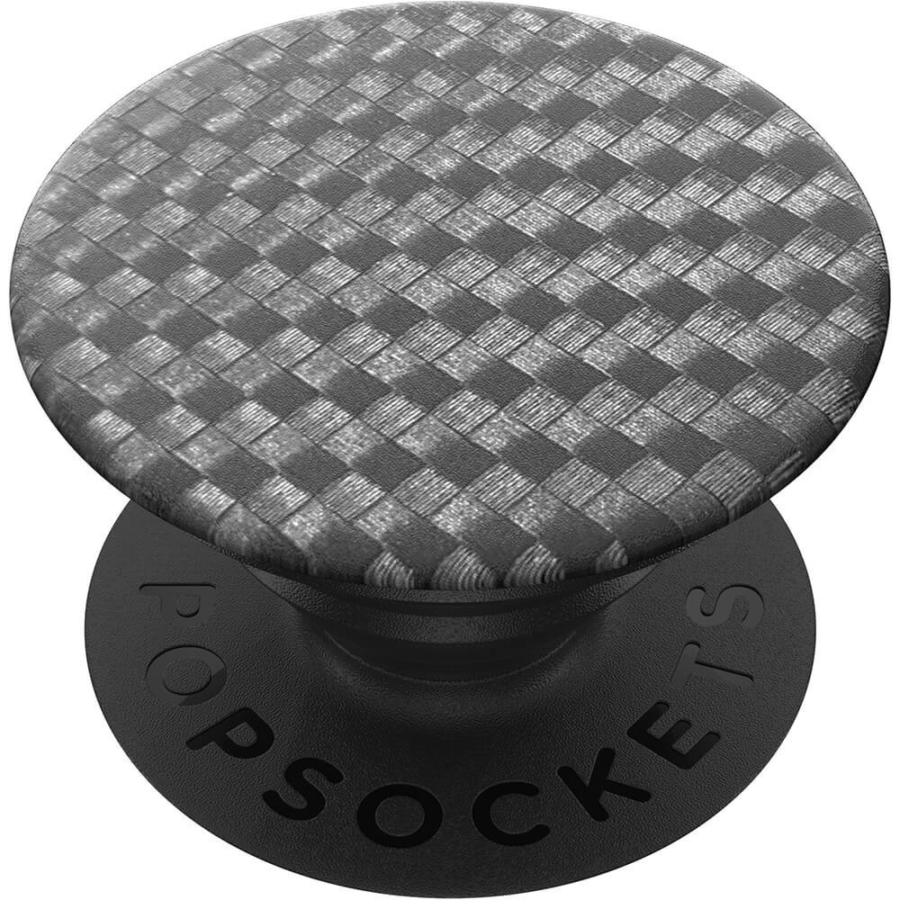 POPSOCKETS Carbonite Weave Avtagbart Grip med stativfunksjon