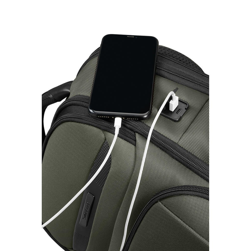 SAMSONITE Backpack PRO DLX6 15.6" 3VOL Expandable Green