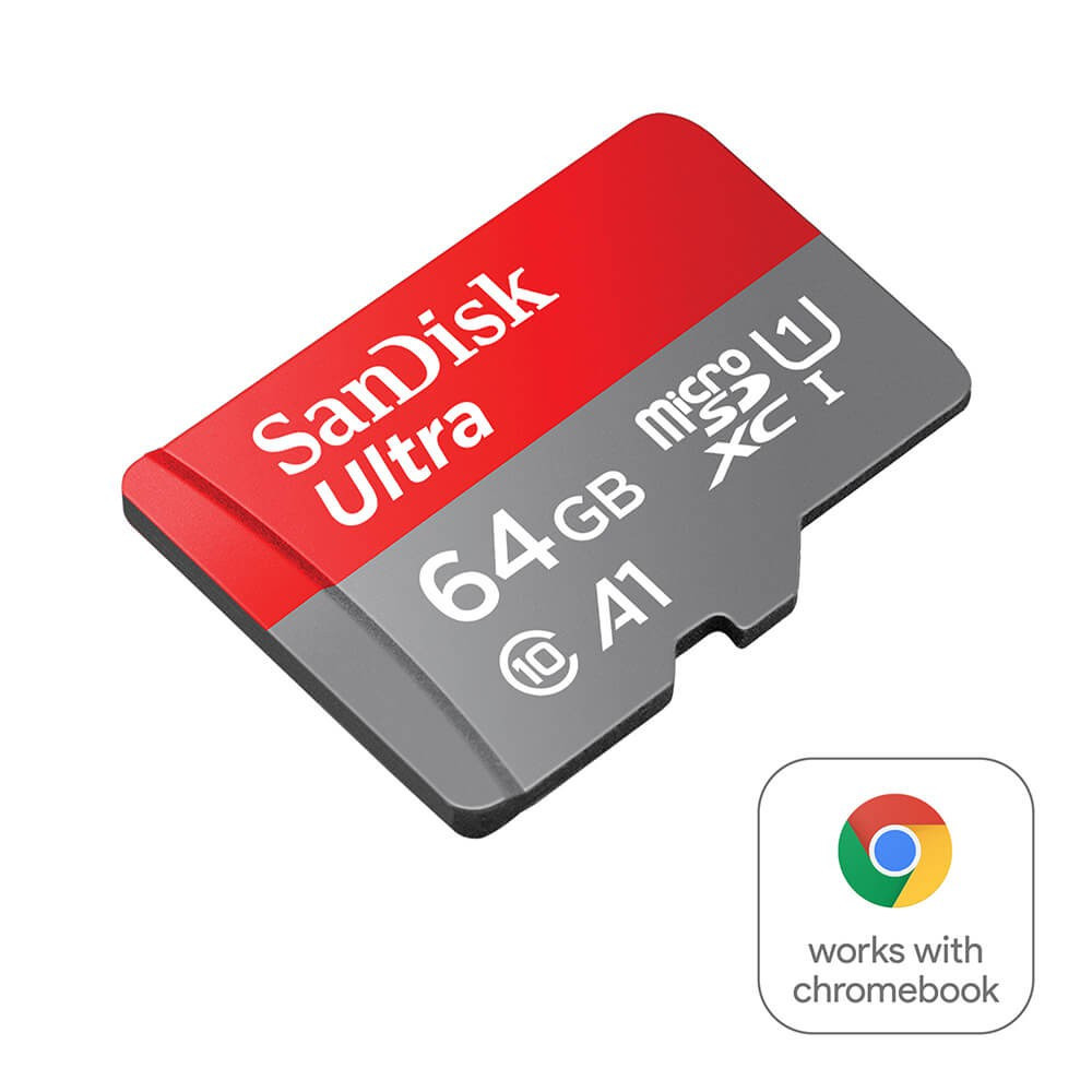 BildeSANDISK MicroSDXC Tablet Ultra 64GB 140MB/s UHS-I Adapt