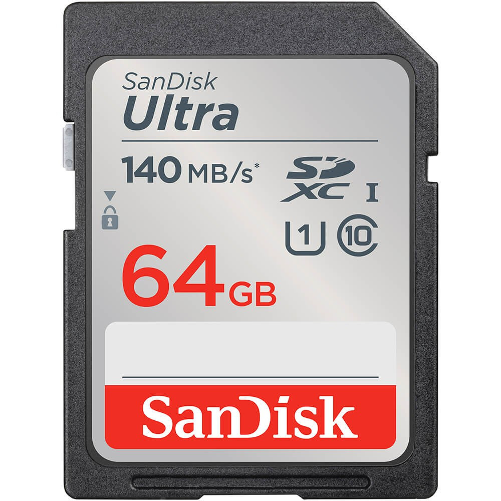 BildeSANDISK Minnekort SDXC Ultra 64GB 140MB/s