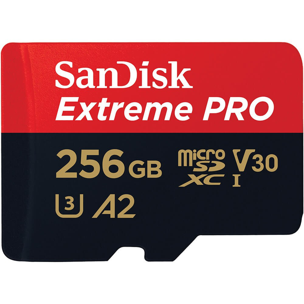 BildeSANDISK MicroSDXC Extreme Pro 256GB 200MB/s A2 C10 V30 UHS-I