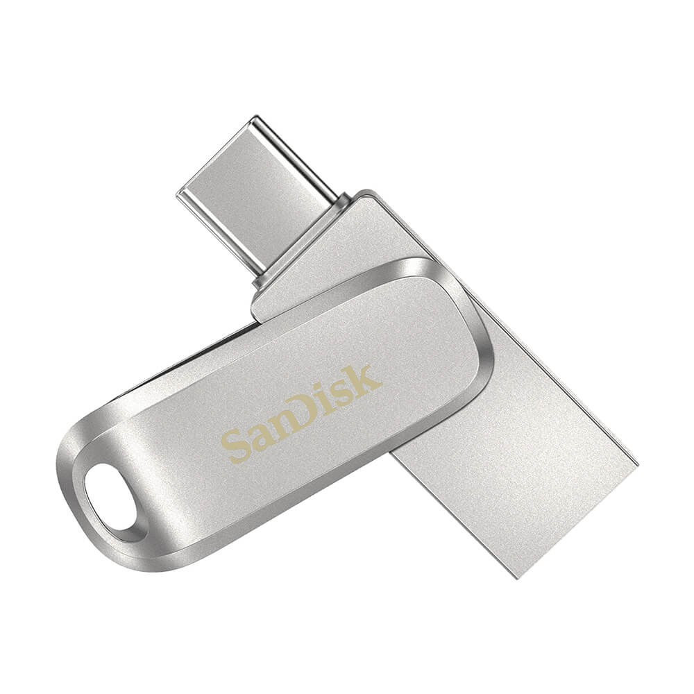 BildeSANDISK USB Dual Drive Luxe 128GB 150MB/s USB-C & USB 3.1