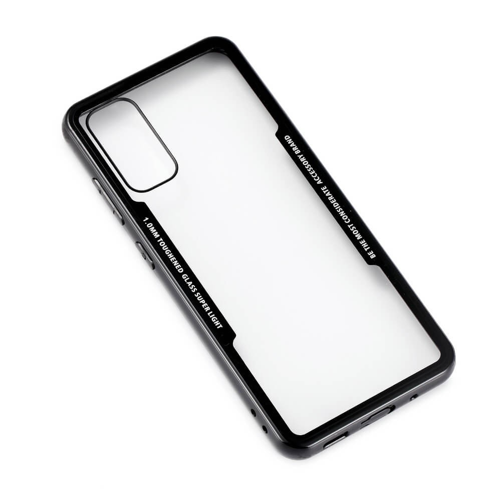 BildeGEAR Mobildeksel med Temperert Glass Svart Samsung S20