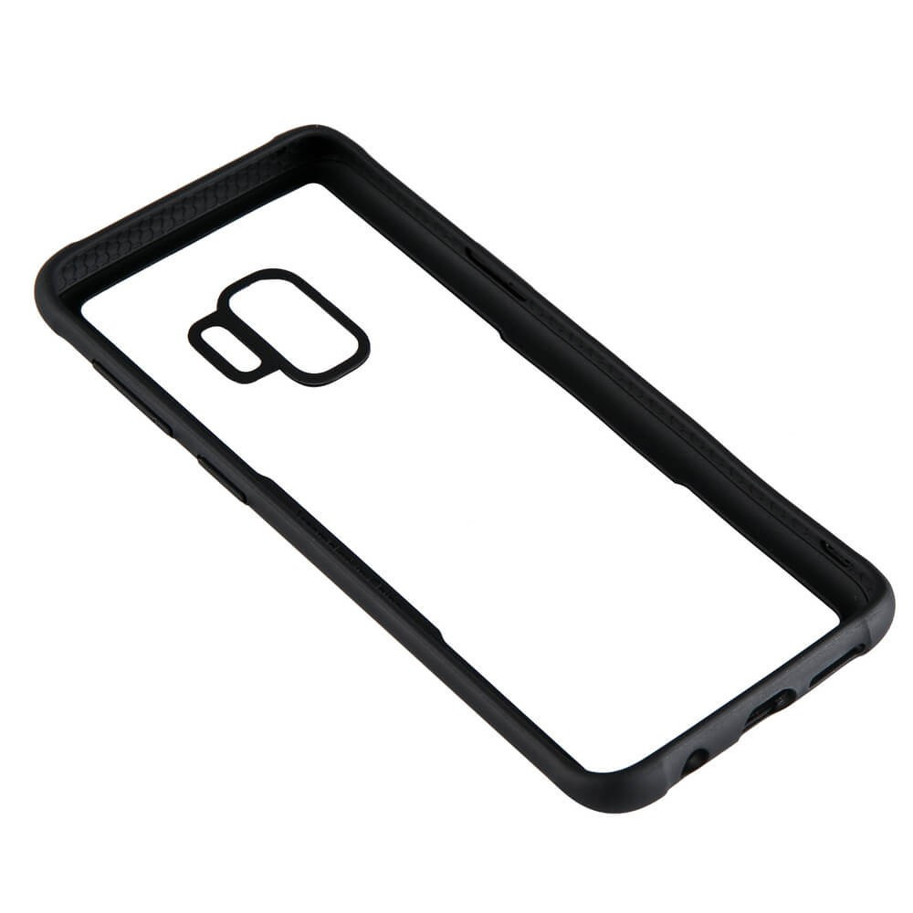 BildeGEAR Mobildeksel med Temperert Glass Svart Samsung S9