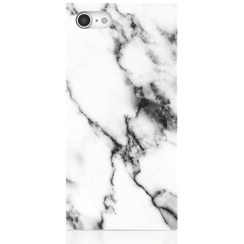 BildeIDECOZ Mobildeksel Hvit Marble iPhone 8/7