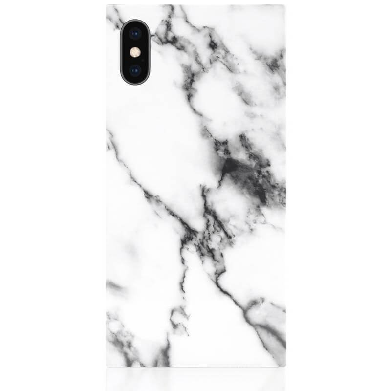 BildeIDECOZ Mobildeksel Hvit Marble iPhone X/XS
