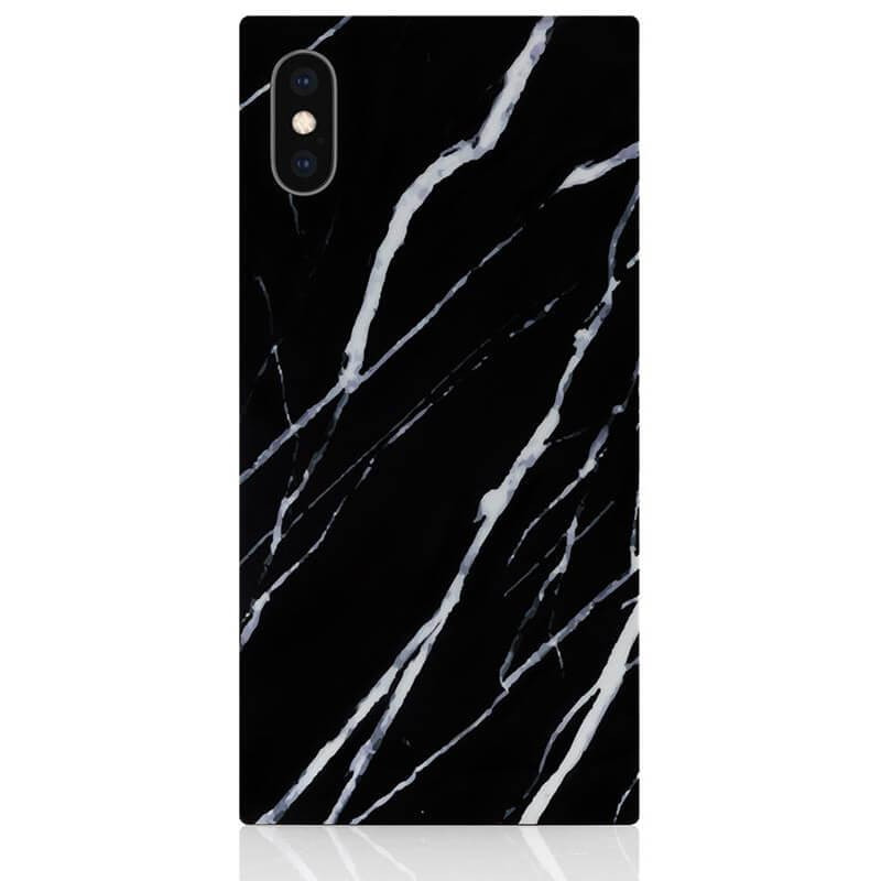 BildeIDECOZ Mobildeksel Svart Marble iPhone X/XS