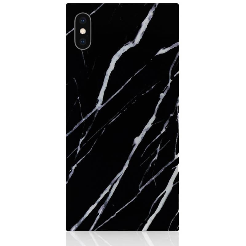 BildeIDECOZ Mobildeksel Svart Marble iPhone XS Max