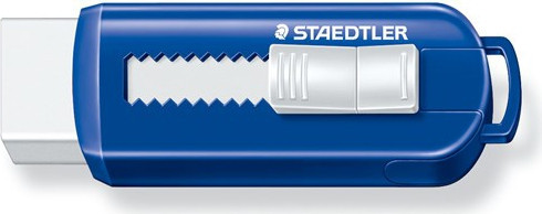 BildeSTAEDTLER Viskelr PVC fritt med fremskytings funksjon Bl/