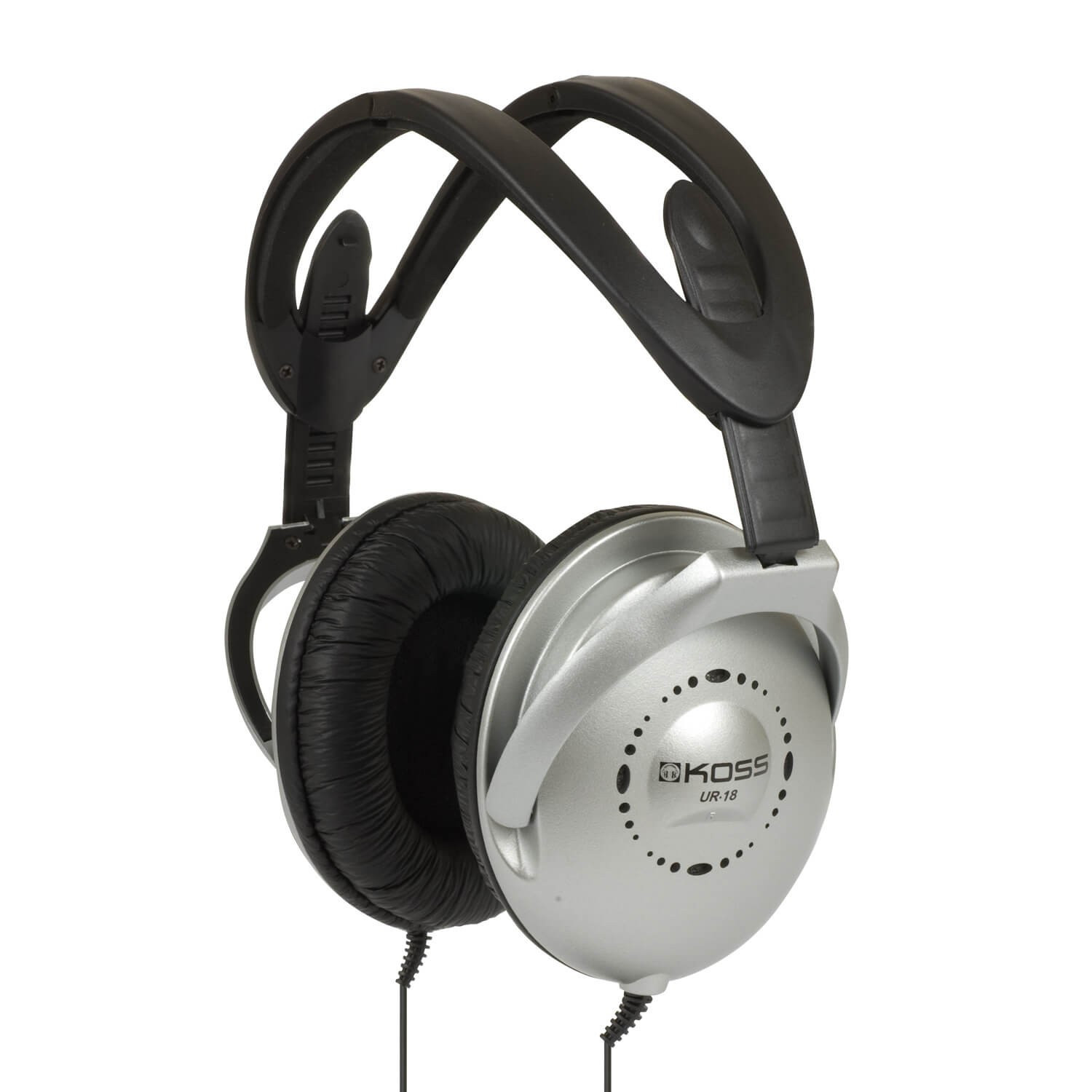 BildeKOSS Hodetelefon UR18 Over-Ear Svart/Sølv