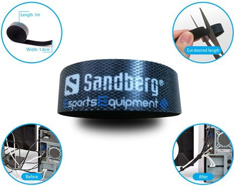 BildeCable Velcro Strap 5-pack, Black