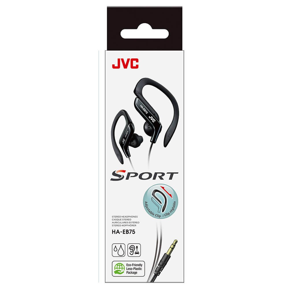 BildeJVC Headphone In-Ear wired Sports Black HA-EB75