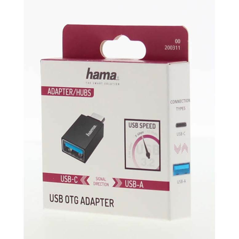 HAMA USB-C Adapter til USB-A USB 3.2 Gen1, 5 Gbps