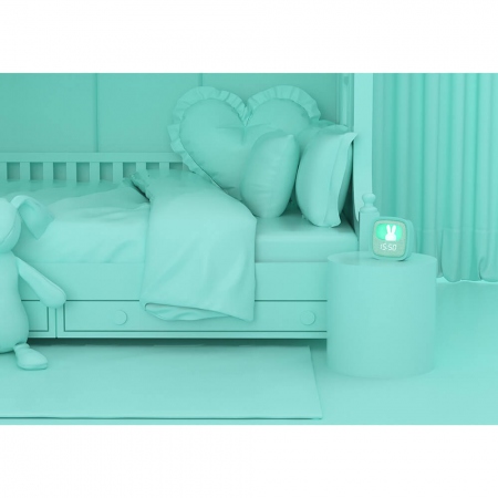 MOB Alarm Clock with Light Billy Clock Mint