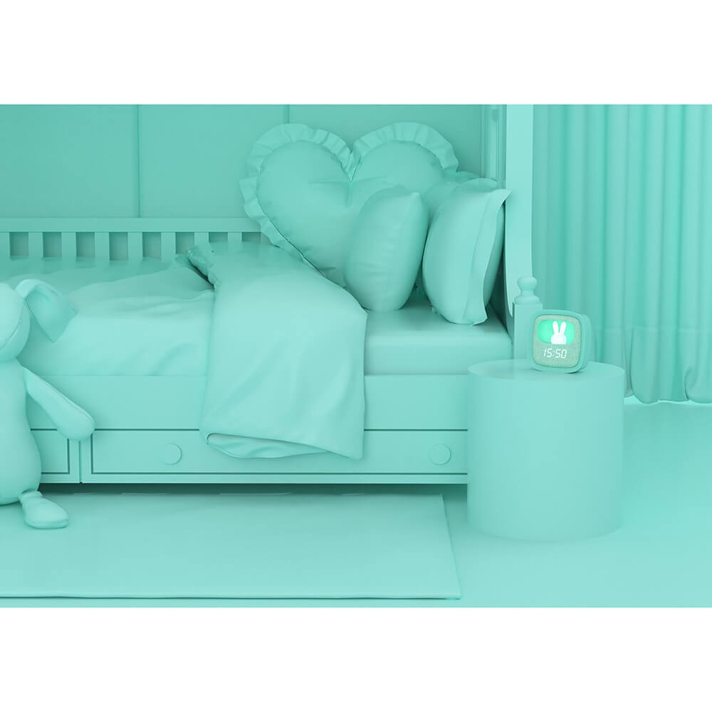 MOB Alarm Clock with Light Billy Clock Mint
