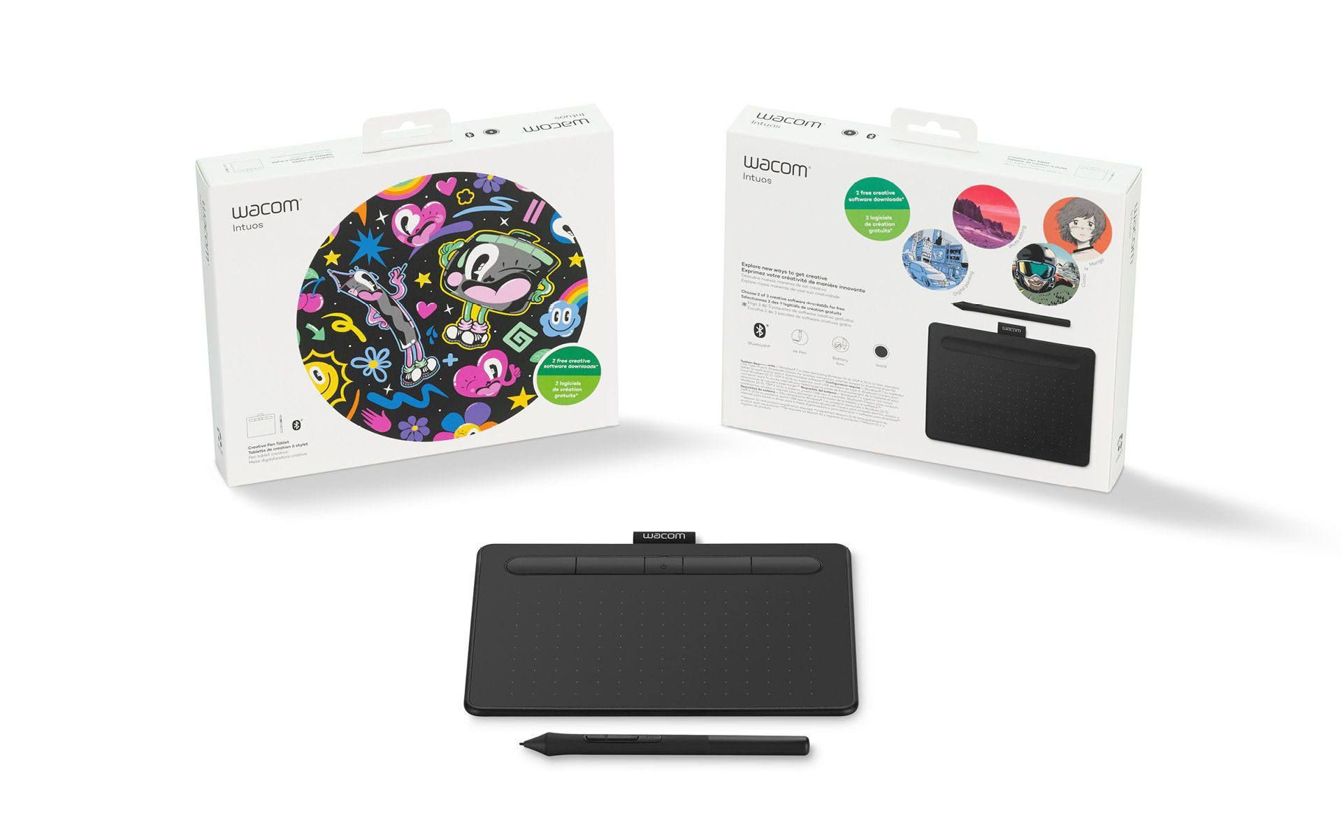 Wacom Intuos Small Bltooth, Sort