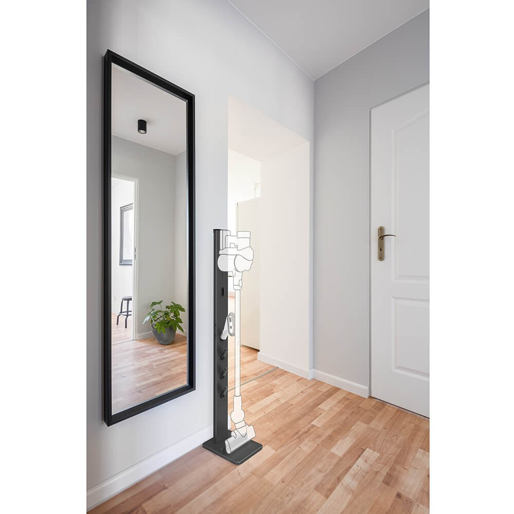 XAVAX Stand Organizer for Vacuum Cleaner Black