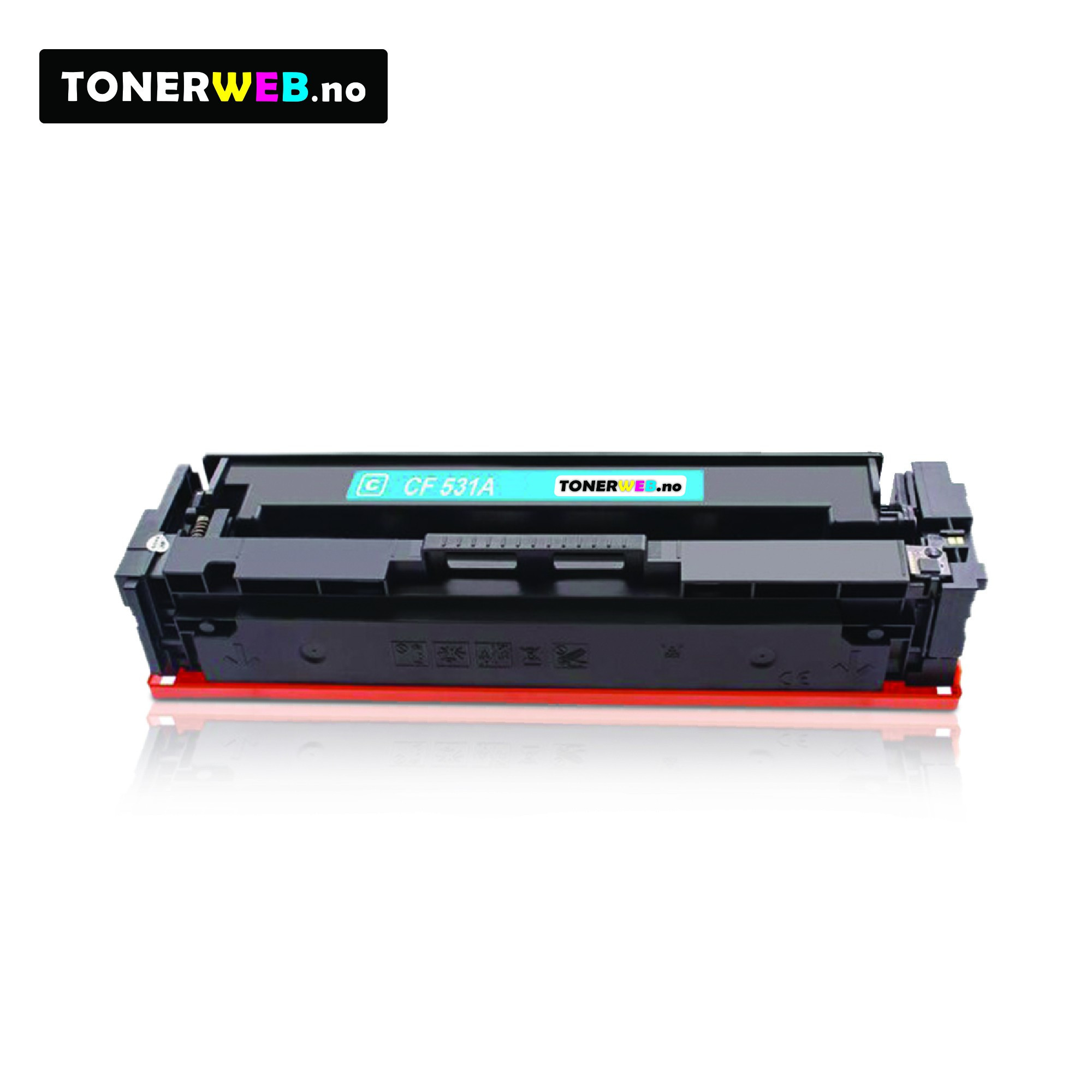 Tonerkassett, erstatter HP Cyan 205A (900 sider)