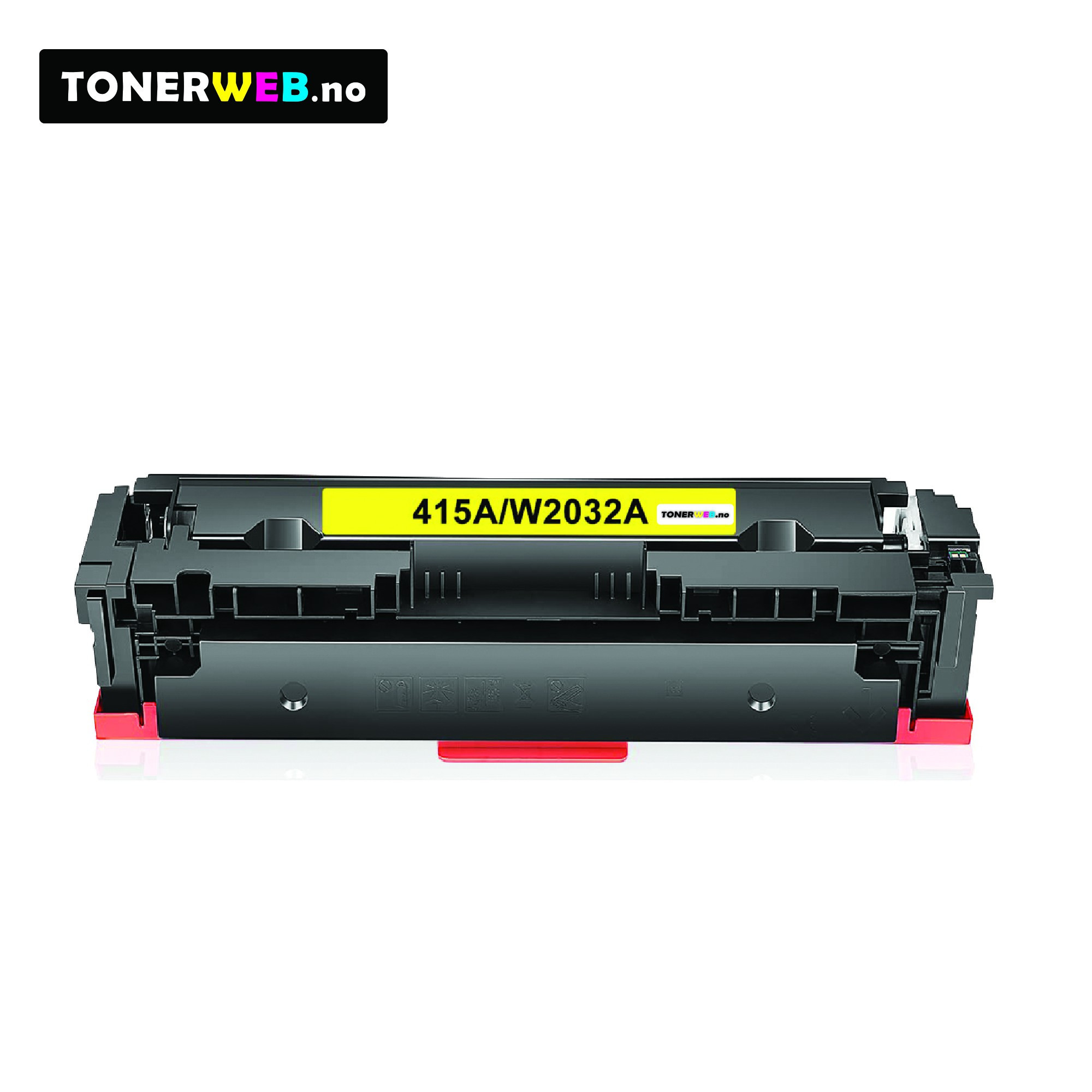 Tonerkassett, erstatter HP Gul 415A  (2100 sider)