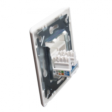 TRIAX Vegguttak Keystone CAT6 Rett