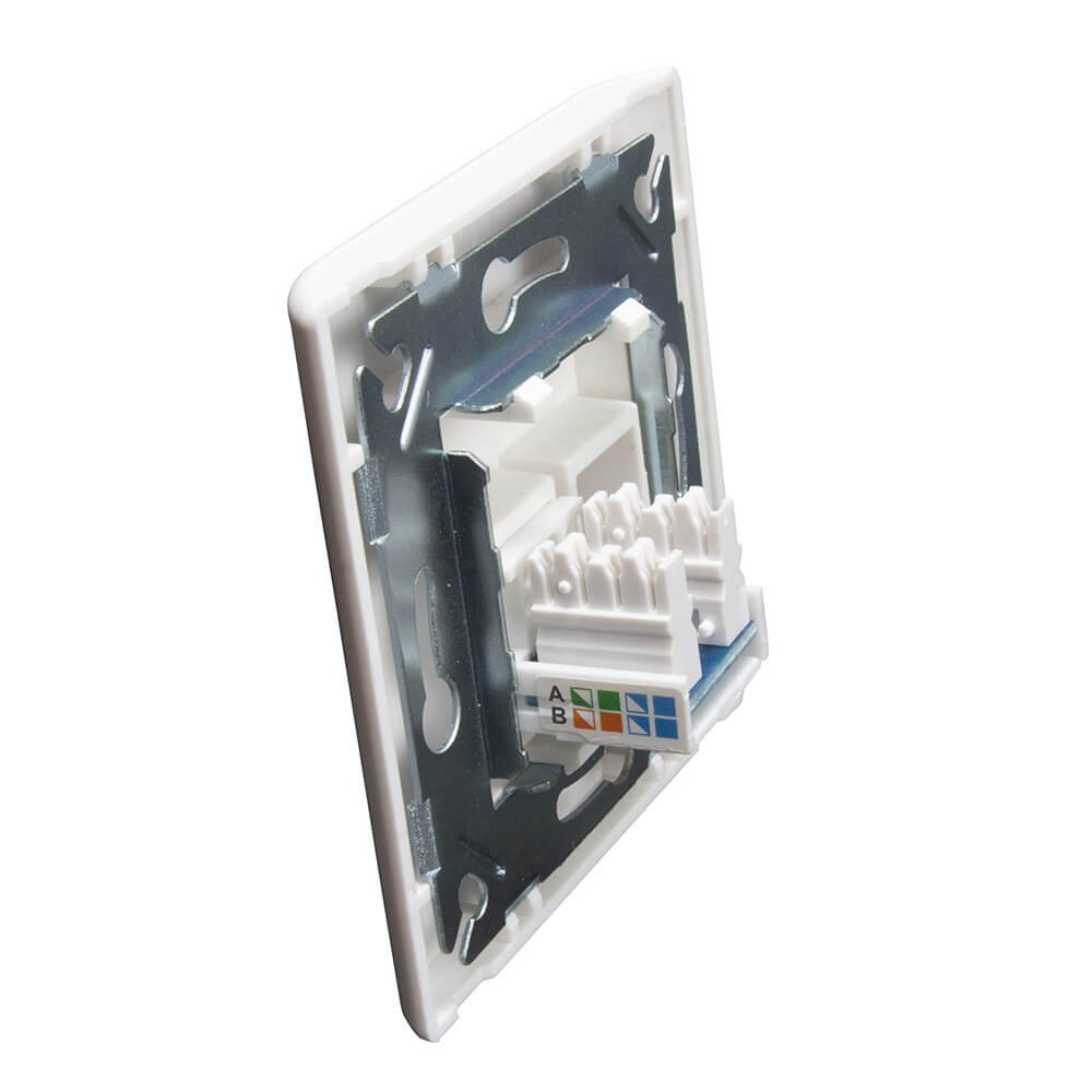 TRIAX Vegguttak Keystone CAT6 Rett
