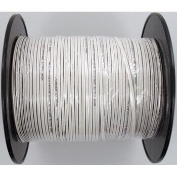 BildeHAMA Högtalarkabel 2x0.75mm2 Vit 300m