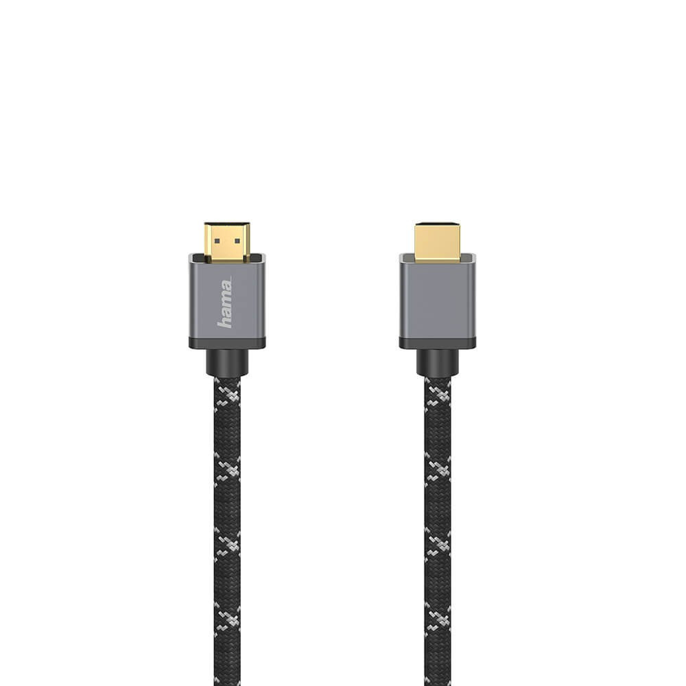 BildeHAMA Cable HDMI Ultra High Speed 8K 48Gbit/s Metal 1.0m Gold