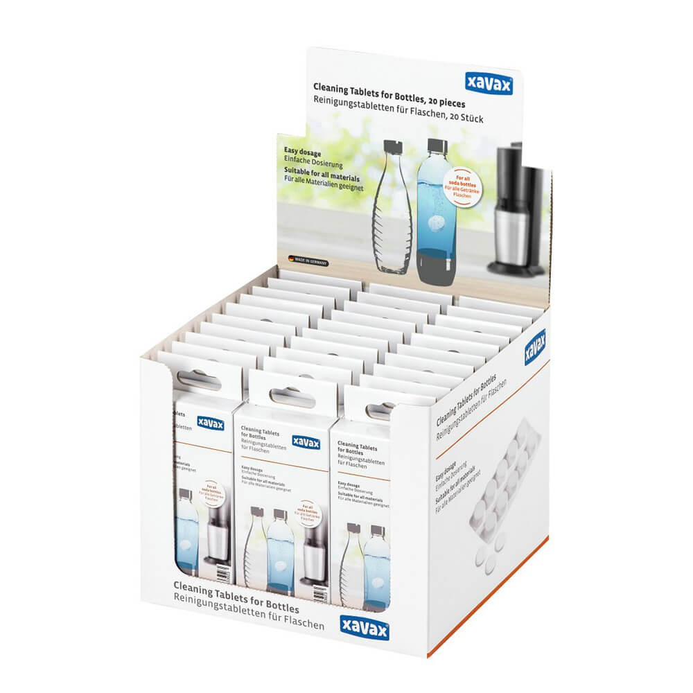 BildeXAVAX Rengjøringstabletter for Flasker 30-pack Display