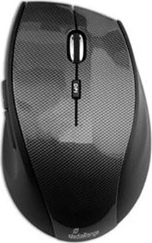 Mediarange Highline Trdls Optisk 5-knapps mus, Sort