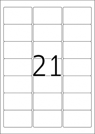 Etikett TopStick 63,5 x 38,1mm (100)