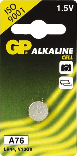 BildeGP Alkaline Coin Cell LR44 A76 1-pack