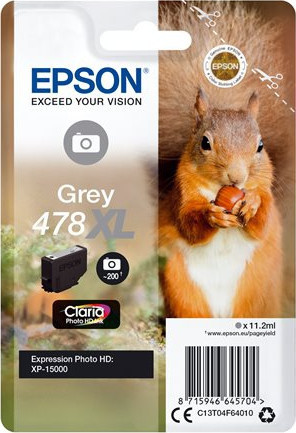 Bilde478XL Grey Claria Photo HD Ink