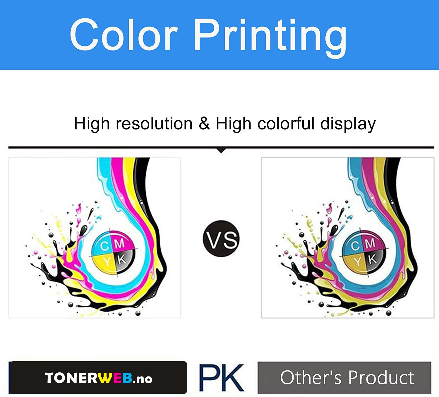 Tonerkassett, erstatter HP Magenta 415A (2100 sider)