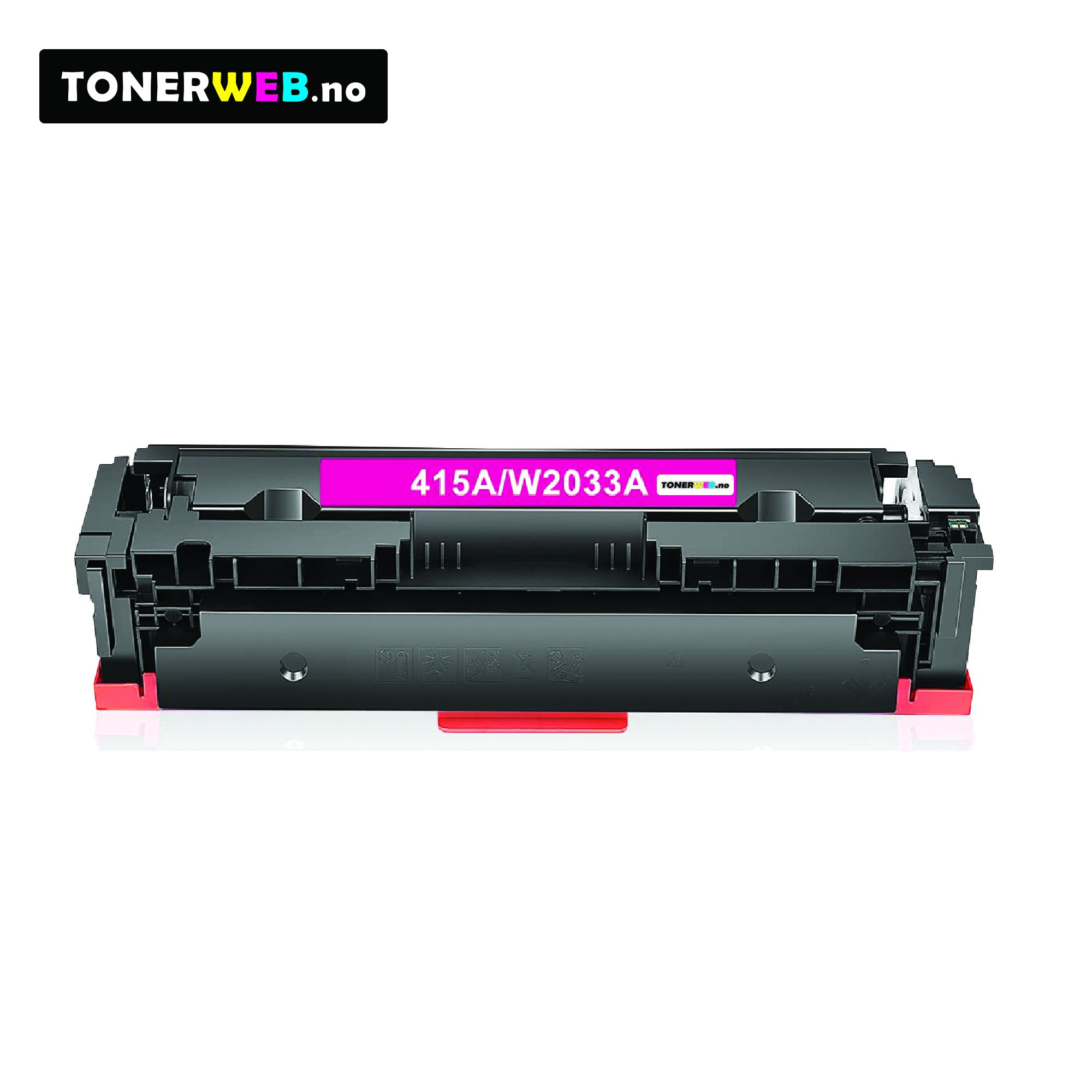 Tonerkassett, erstatter HP Magenta 415A (2100 sider)