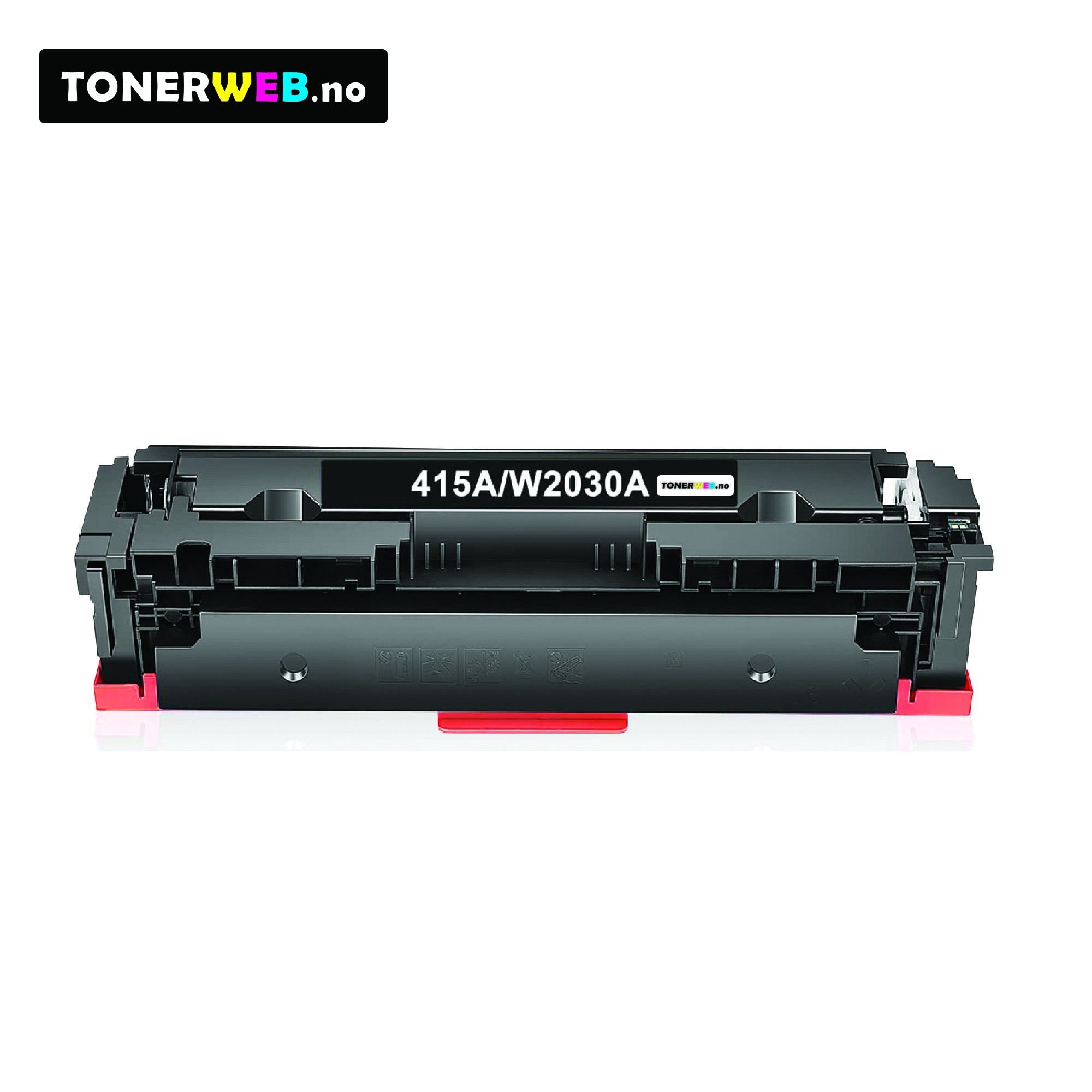 Tonerkassett, erstatter HP Sort 415A (2400 sider) 