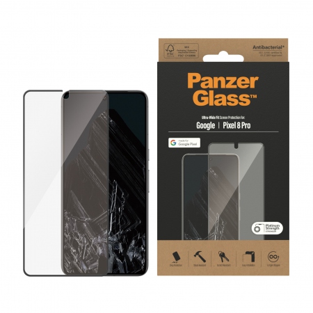 PanzerGlass Screen Protector Google Pixel 8 Pro Ultra-Wide F