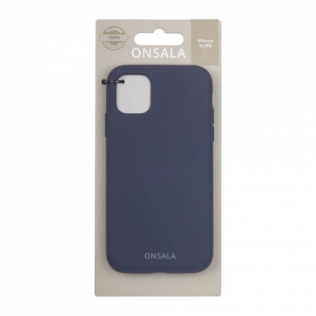 ONSALA Mobilskal Silicone Cobalt Blue iPhone 11 / XR