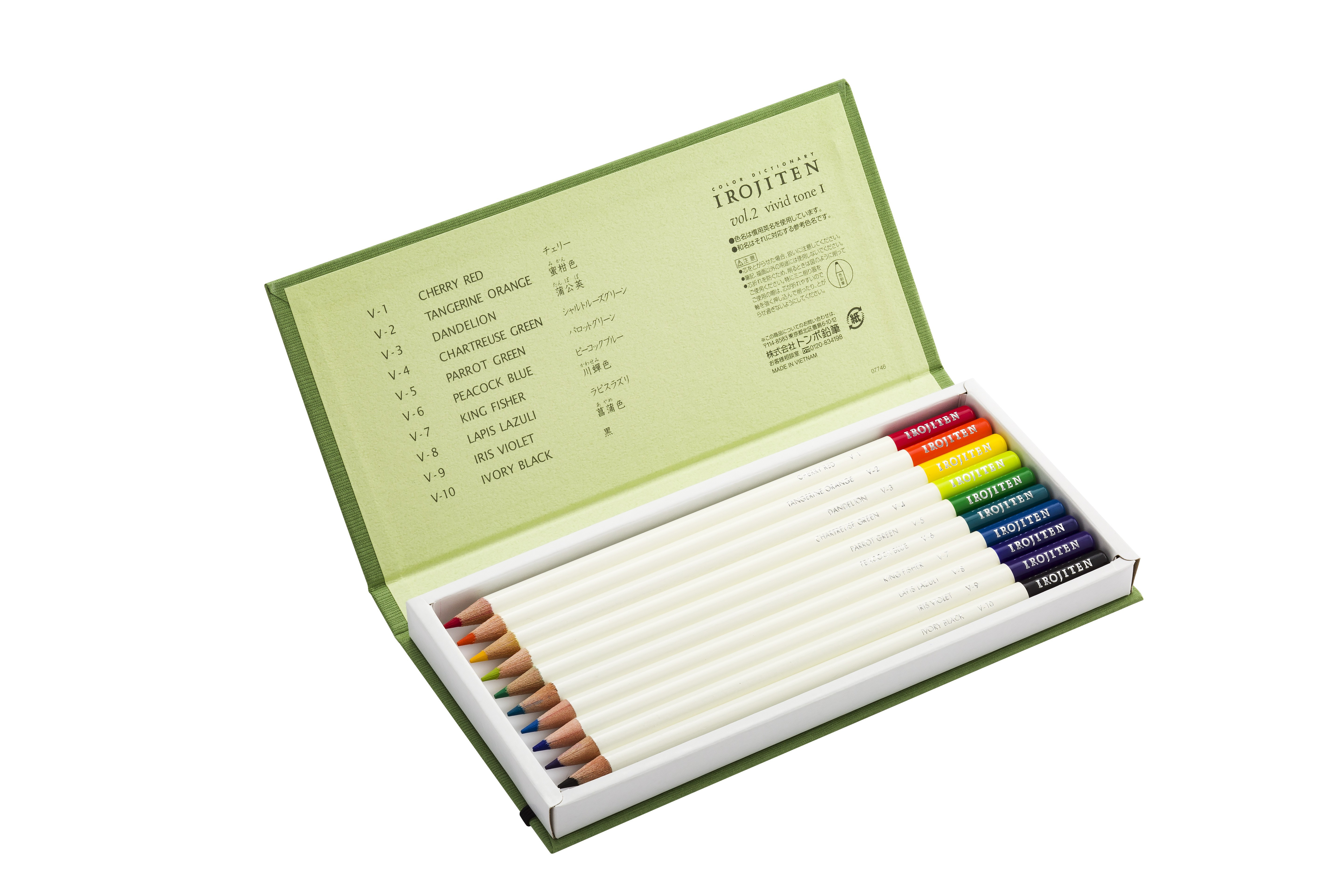 Tombow Blyant Irojiten vol 2 Vivid tone 1 ass (10)