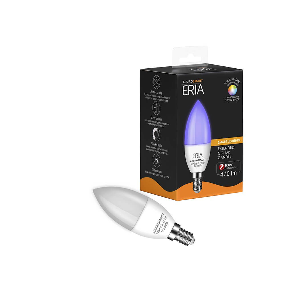 ADUROSMART Lampe E14 RGBW Dimbar Zigbee