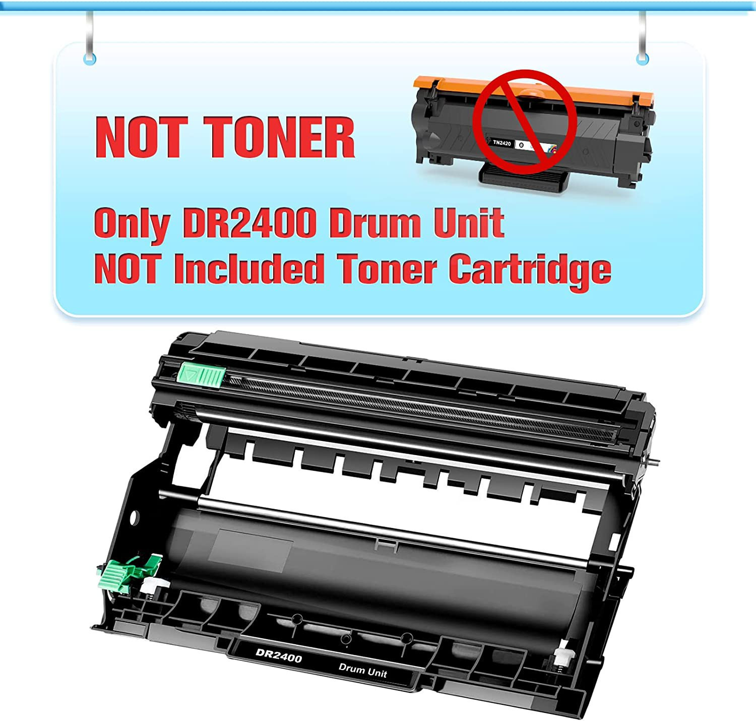 Trommel, erstatter Brother DR-2400 (12.000 sider)