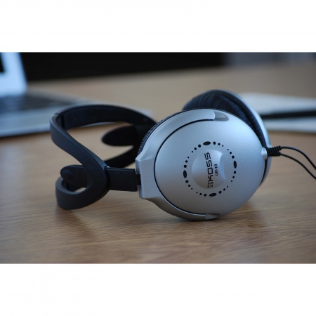 KOSS Hodetelefon UR18 Over-Ear Svart/Sølv